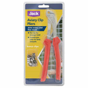 Jack Aviary Mesh Clip Pliers with Bonus 2.5mm Clips