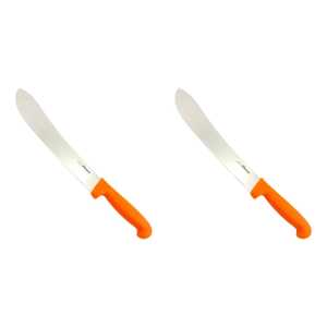 AgBoss 2 Pack 250mm Butchers Knife | Orange / Satin | 125120