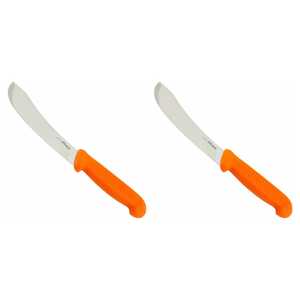 AgBoss 2 Pack 175mm Skinning Knife | Orange / Satin | 125122