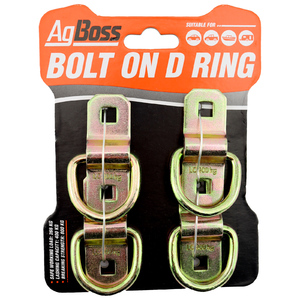 AgBoss 4 Pack Bolt On D Ring SWL 266kg