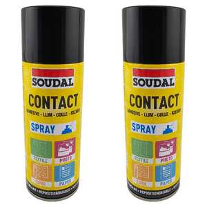 Soudal 2 Pack 300mL Contact Adhesive Spray | 132675