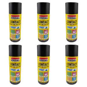 Soudal 6 Pack 300mL Contact Adhesive Spray | 132675