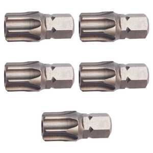 KC Tools 5 Pack T10 x 30mm Tamperproof Bit | 13754
