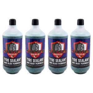 Puncture Shield 4 Pack 1L Tyre Sealant Puncture Goo | 141000