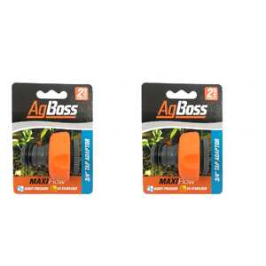 AgBoss 2 Pack 3/4" Maxi-Flow Hose Tap Adaptor | 160712