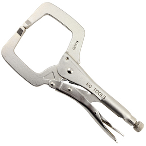 KC Tools 280mm C-Clamp Vice Grip Locking Pliers