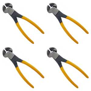KC Tools 4 Pack 200mm End Nipper Cutting Pliers | 17373