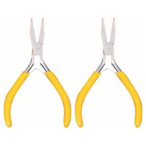 KC Tools 2 Pack 125mm Flat Nose Pliers | 17403