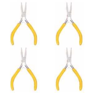 KC Tools 4 Pack 125mm Flat Nose Pliers | 17403