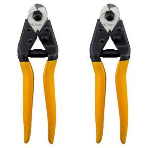 KC Tools 2 Pack 180mm Wire Rope Cutting Pliers | 17550
