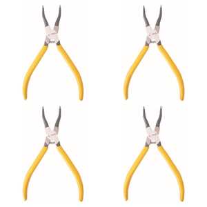 KC Tools 4 Pack 140mm 5-1/2" Internal Straight Electronic Circlip Pliers | 17650
