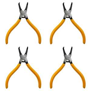 KC Tools 4 Pack 140mm Circlip Pliers | Bent Pliers | 17655