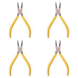 KC Tools 4 Pack 230mm 9" Internal Bent Circlip Pliers | 17692