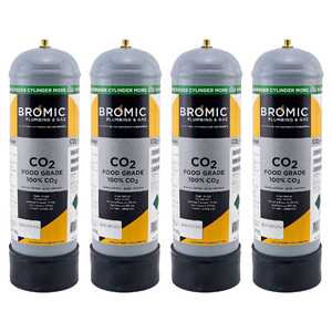 Bromic 4 Pack 2.2L Disposable Food Grade CO2 Cylinder | 1811526