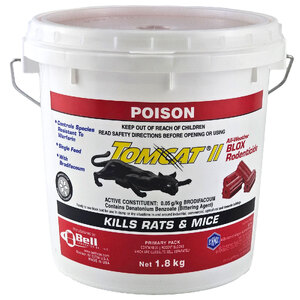 Tomcat II 1.8kg Red Blox Rat & Mice Bait