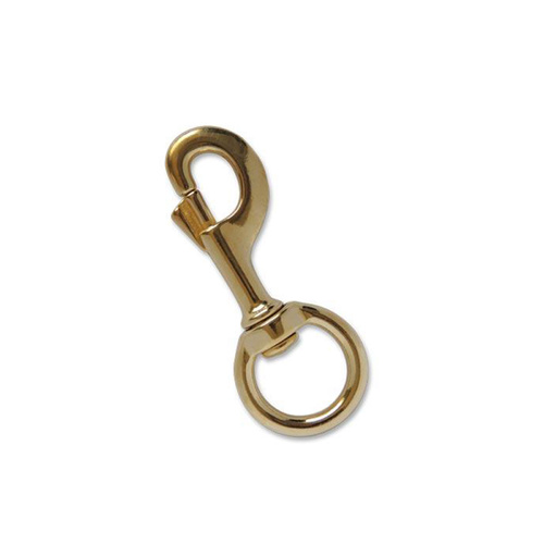 AgBoss 18mm Polished Brass Snap Hook