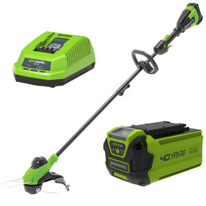 Greenworks 40V 2.0Ah Cordless Li-Ion String Trimmer Kit