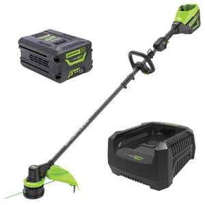 Greenworks 60V Carbon Fibre String Trimmer 4Ah Battery Kit | 2112707AU