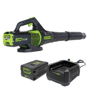 Greenworks 60V Pro Brushless Axial Leaf Blower 6.0Ah Kit | 2405907AUVT-Kit-6