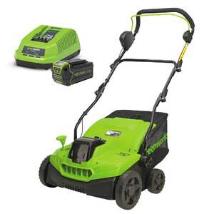 Greenworks 40V Dethatcher / Scarifier 4.0Ah Kit | 2518007AU