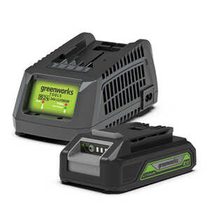 Greenworks 24V 2Ah Battery and Charger Kit | 2926707AU-Kit-2
