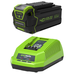 Greenworks 40V 4.0Ah Li-Ion Battery and Fast Charger Kit