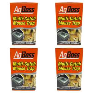 AgBoss 4 Pack Multi-Catch Steel Mouse Trap | 300140