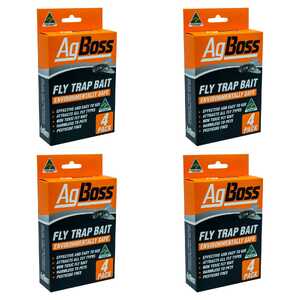 AgBoss 16 Pack Fly Trap Bait | 300167