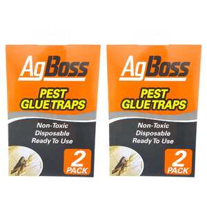 AgBoss 4 Pack Sticky Pest Glue Traps