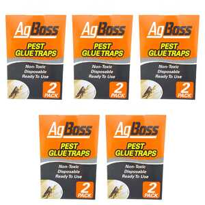 AgBoss 10 Pack Sticky Pest Glue Traps