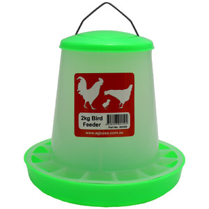 AgBoss 2kg Green Straight Poultry Feeder