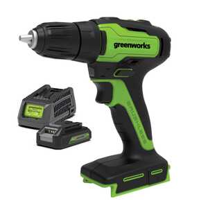 Greenworks 24V Cordless Brushless Drill 2Ah Battery Kit | 3704007AU-Kit-2