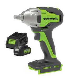 Greenworks 24V Brushless Impact Wrench 4Ah Battery Kit | 3802907AU-Kit-4