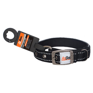 AgBoss 25mm x 45cm (18") Black Dog Collar