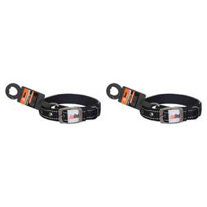 AgBoss 2 Pack 25mm x 45cm Dog Collar | Black | 500890