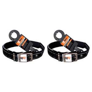 AgBoss 2 Pack 25mm x 55cm Dog Collar | Black | 500894