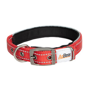 AgBoss Red Dog Collar | 25mm x 55cm (22")