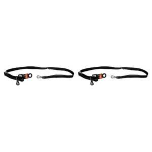 AgBoss 2 Pack 25mm x 120cm Dog Lead | Black | 500914