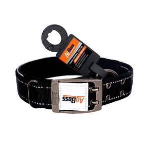 AgBoss 40mm x 60cm (24") Black Dog Collar