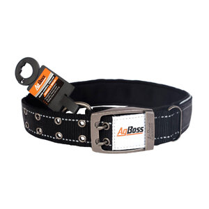 AgBoss 40mm x 65cm (26") Black Dog Collar