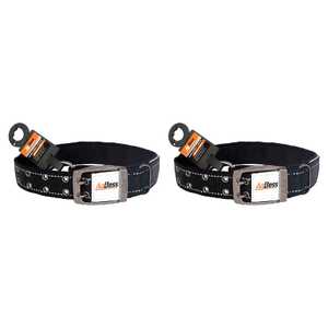 AgBoss 2 Pack 40mm x 65cm Dog Collar | Black | 500930