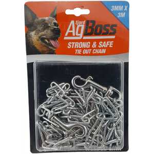 AgBoss 3mm x 3m Tie Out Chain