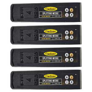 Cyclone 4 Pack 1.8kg Steel Firewood Splitting Wedge | 603631