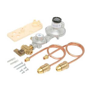 Bromic Dual Cylinder 250MJ/h LPG Regulator Manual Changeover Regulator Kit
