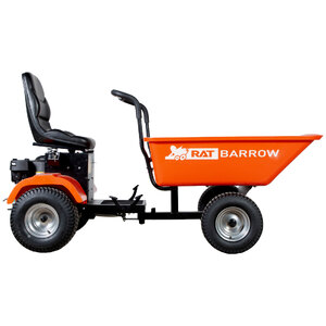 RAT Barrow Ride On Articulated Tipping Wheelbarrow - Orange