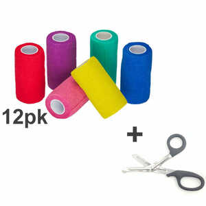 Vet Tec 10cm x 4m Cohesive Bandage Vet Wrap