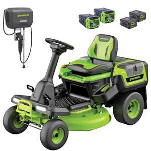 Greenworks 60V 30” Mini Ride-On Lawn Mower Kit with Rear Catcher | 7404907AU