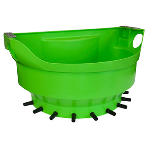 Milk Bar Eco 10 Portable 60L 10-Teat Fence / Rail Calf Drinker - Lime | 927100