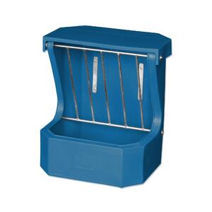AgBoss Hay Rack Feeder with Lid | Teal | 780190