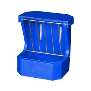 AgBoss Hay Rack Feeder with Lid | Blue